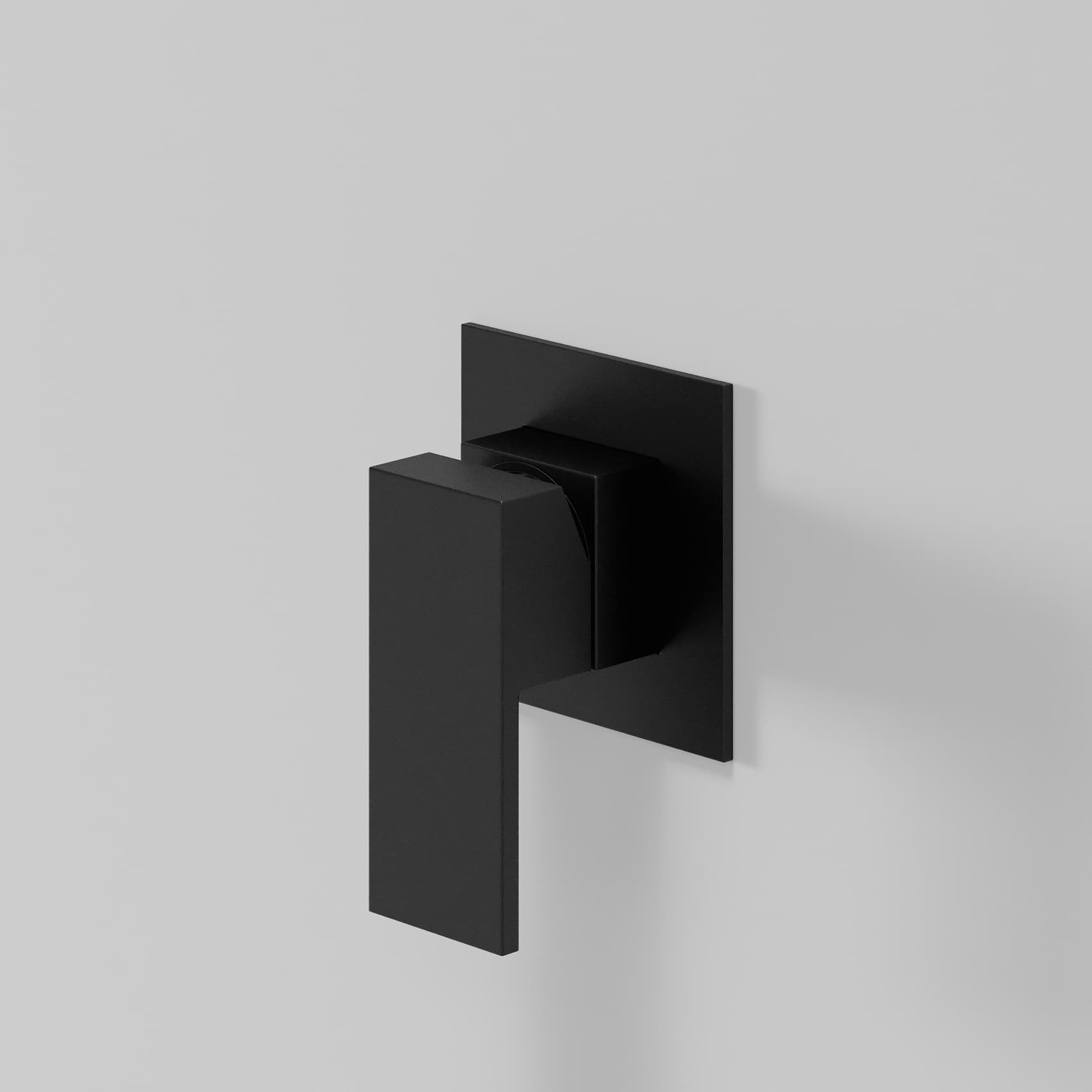 PLATZ BLACK NEW Смеситель (в компл. встраиваемая часть) для душа, черный матовый ST-PLANEW-84070-BM