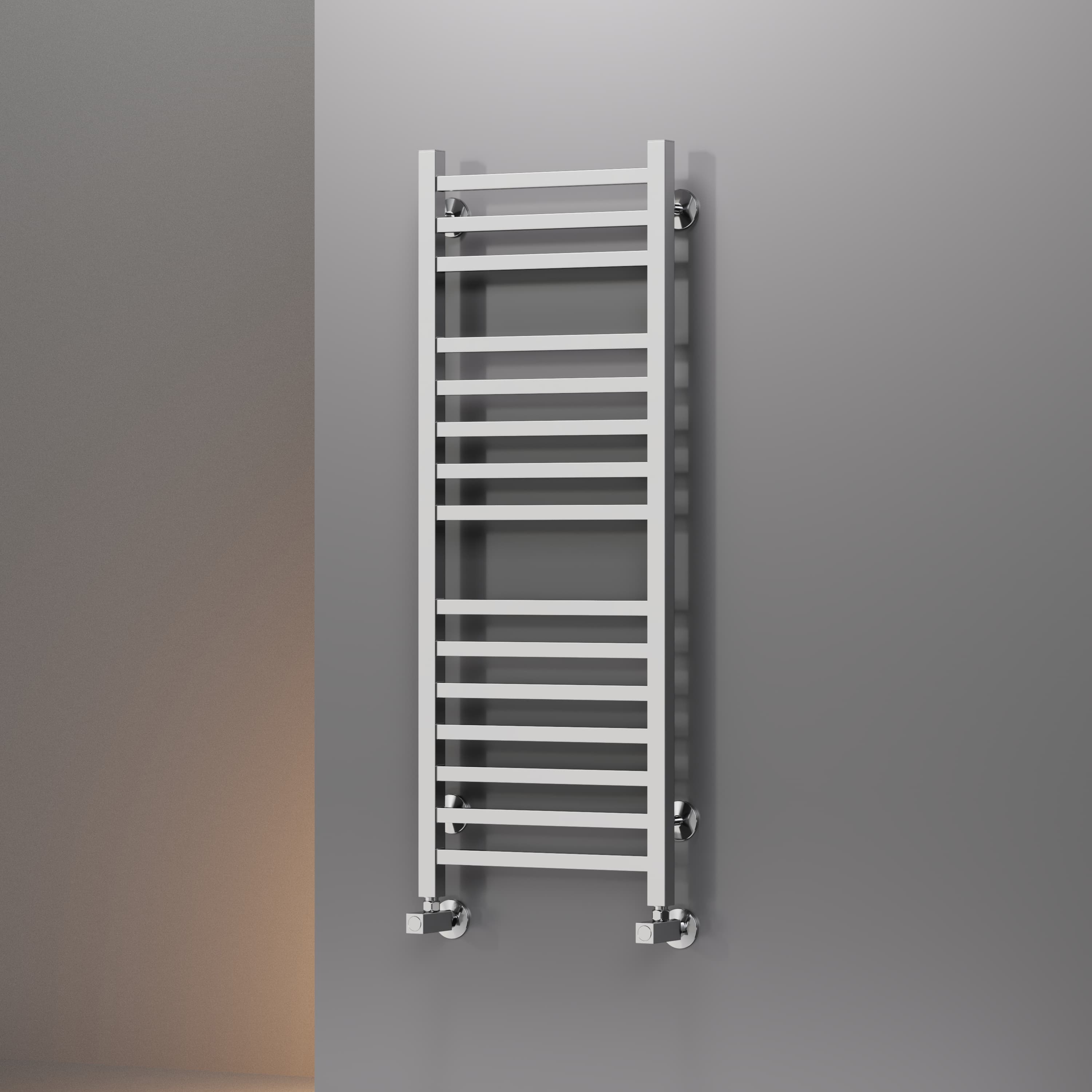 Полотенцесушитель водяной QUADRO, 535x1430, хром, ST-QUAD-W353143-CR