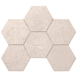 Керамогранит STURM Marche Dark Beige, мозаика, 25x28,5 см, поверхность глянцевая, ST-MA03-LR-HEX-250x285x10