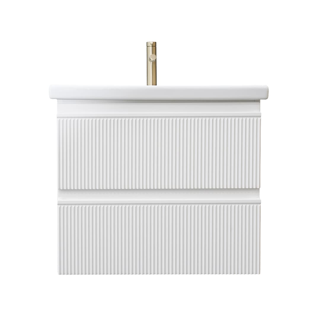 Тумба с раковиной LIFE, 60x45x50, МДФ, матовый белый, ST-LIFE604550-RF-WM