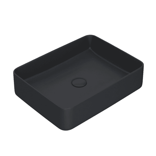 Раковина накладная Black Rectangle, 50x35, прямоугольная, черный матовый, ST-BLACKRECTANGLE5805000-MOS