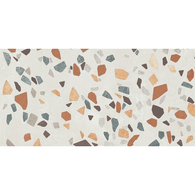 Керамогранит STURM Art Terrazzo Colori, керамогранит, 60х60 см, поверхность матовая, ST-AT02-MR-600x1200x10