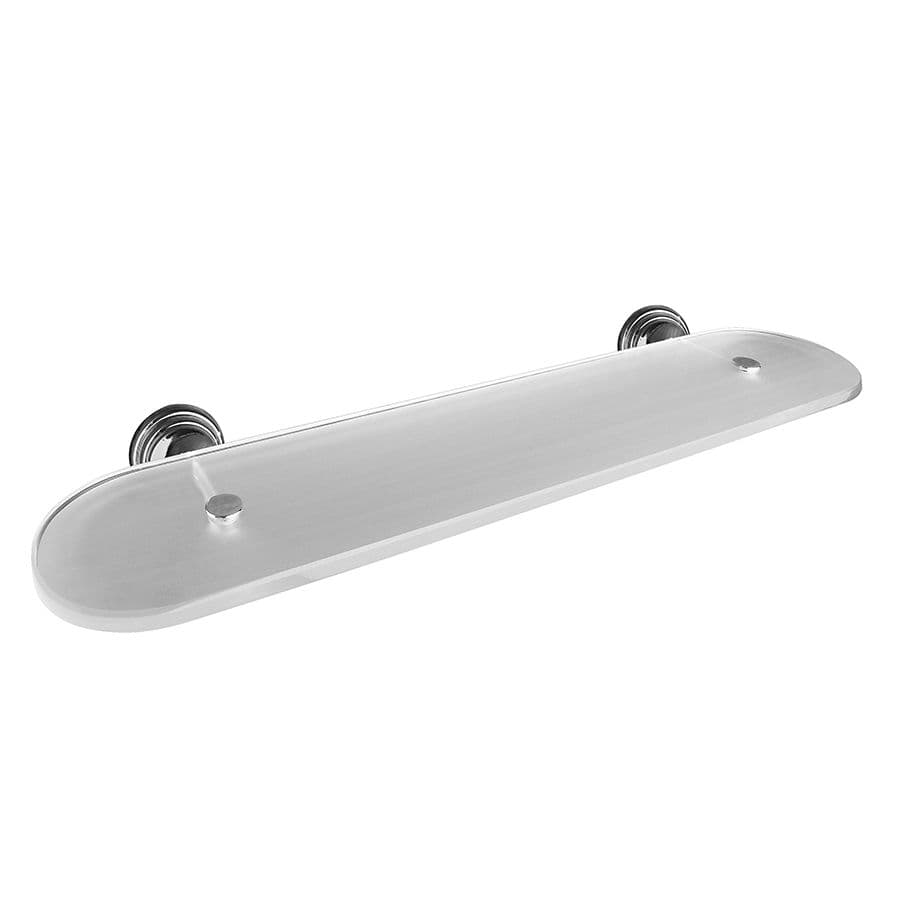Полка для душа VICTORIA, стеклянная, хром, LUX-VIC-CL1210-CR
