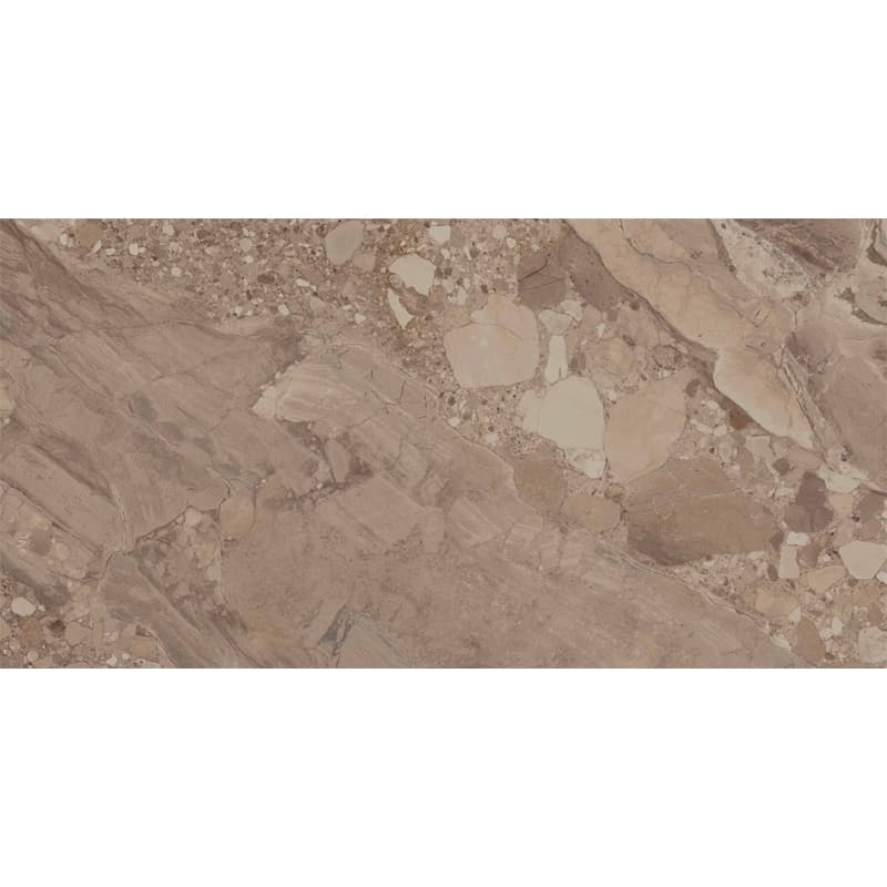 Керамогранит STURM Lombardia Dark Beige, 600x1200x10, полированный,  ST-OM03-LR-600x1200x10