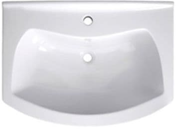 Раковина подвесная PLATO, 61x43, белая, SW-PL19061-CR