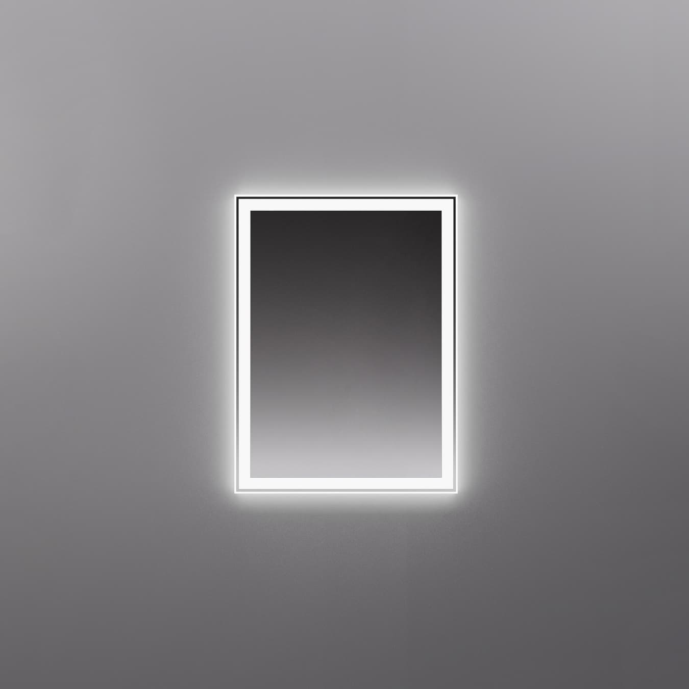 Зеркало прямоугольное EDGE, 40x80x29 мм, с подсветкой по периметру, ST-EDGE408029-CR