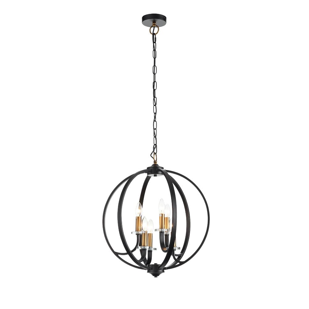 Светильник подвесной ETOILE, черный/золото, STL-ETO012884