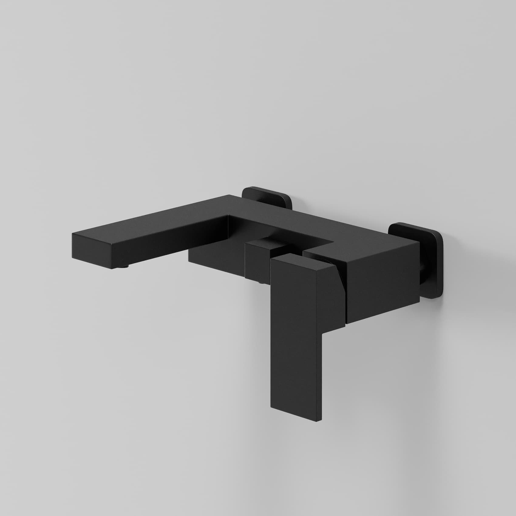 PLATZ BLACK NEW Смеситель настенный для ванны, черный матовый ST-PLANEW-80160-BM