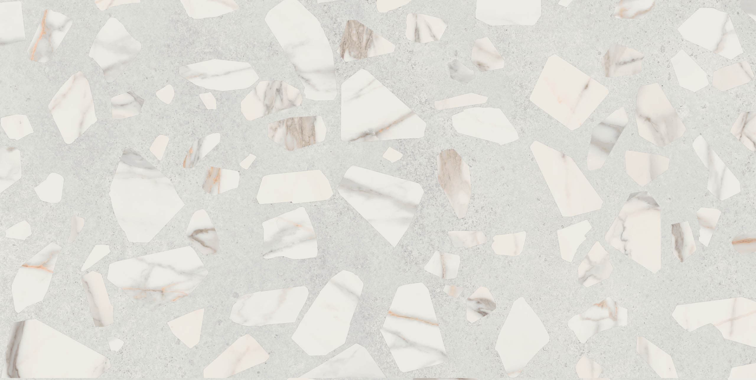 Керамогранит STURM Art Terrazzo Extra 600х1200х10 мм, поверхность матовая, ST-AT01-MR-600x1200x10