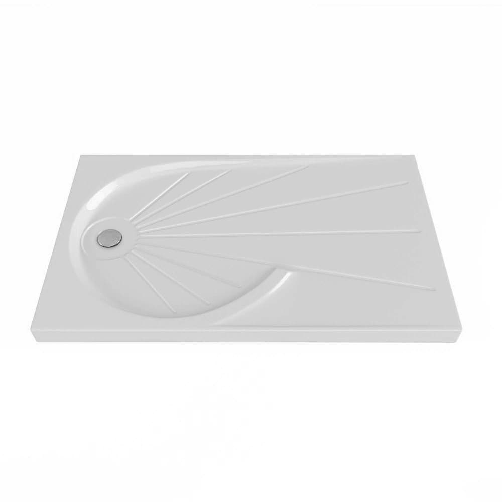 Душевой поддон DW KLIMA, 138x85x8, левый, белый, DW-KLIM1308-LWT