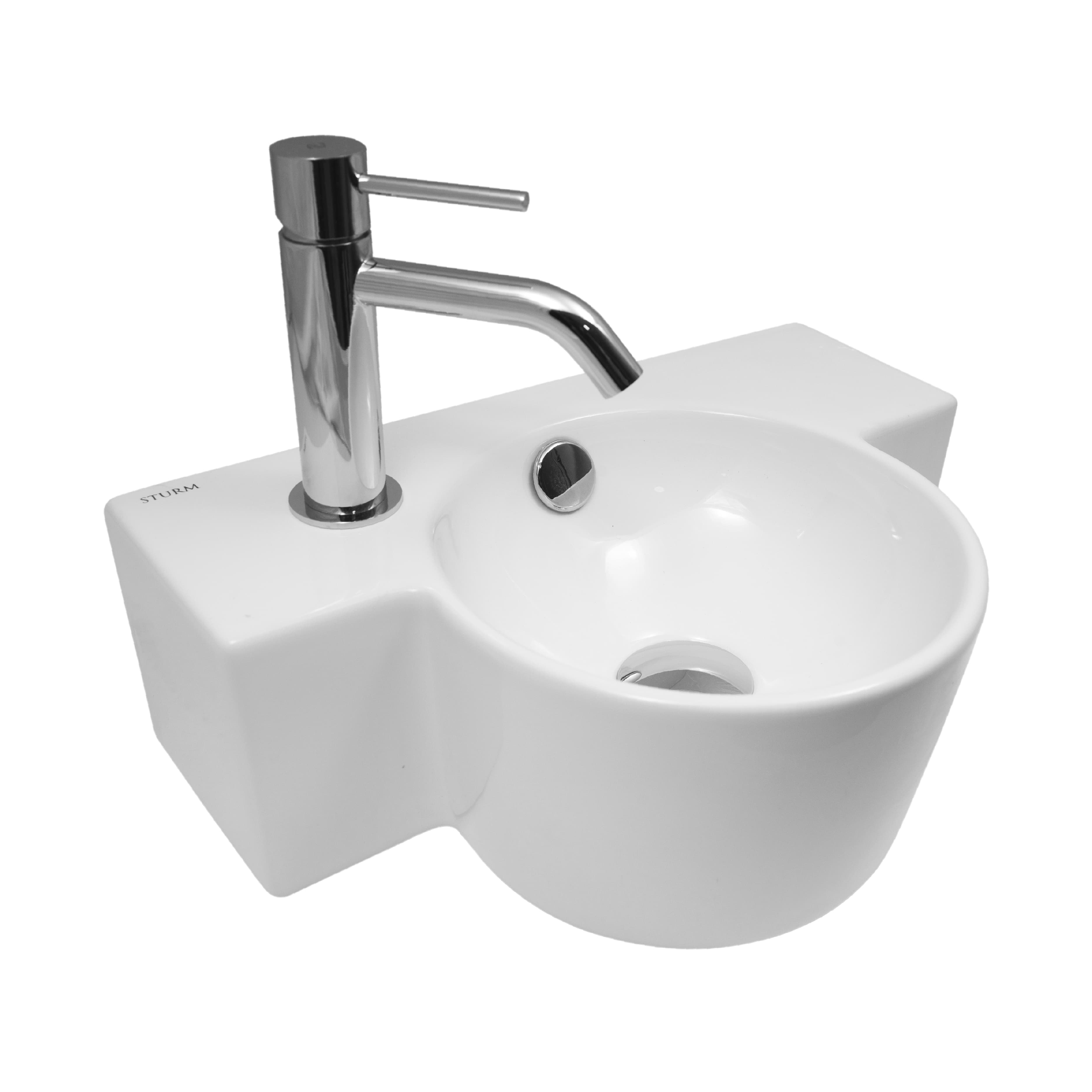 Раковина подвесная RING MINI, 40x28, белая, ST-RINGT402814-NBNCR