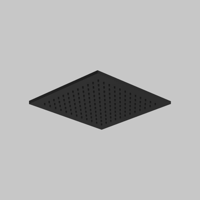 RAZZO BLACK Верхний душ квадратный 300*300 мм, черный матовый ST-RAZ-000133-BM