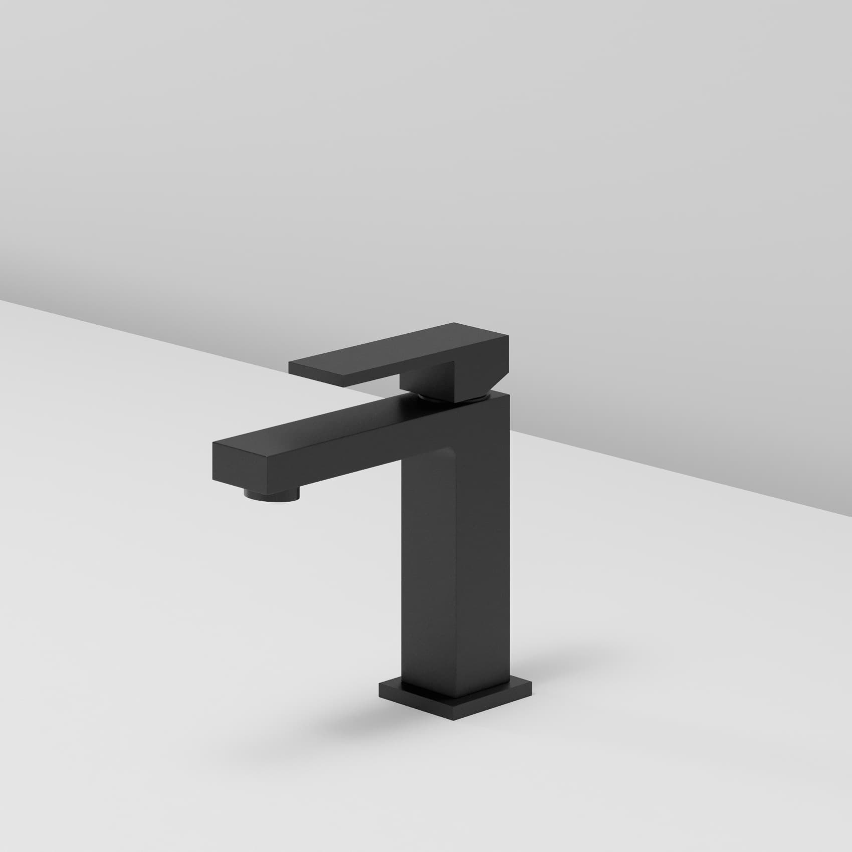 PLATZ BLACK NEW Смеситель на 1 отв. для раковины, черный матовый ST-PLANEW-80301-BM
