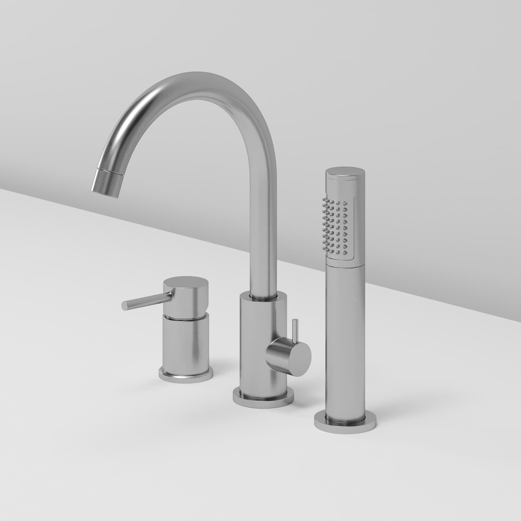 DAIQUIRI NEW Смеситель на 3 отв. (на гориз. поверхность) для ванны, хром ST-DAINEW-45183-CR