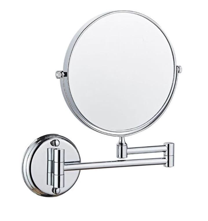 ROUND Зеркало косметическое настенное, хром, LUX-RND515-CR