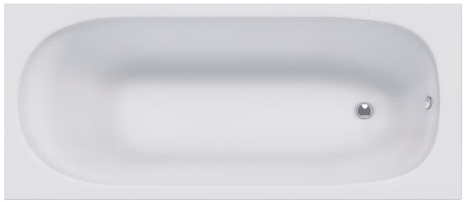 Ванна встраиваемая SEQUENT NEW, 170x80, литьевой мрамор, белый матовый, BT-SEQNEW17080-WM