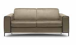 Диван раскладной MOTINO, 232x83x143, темносерая основа/черный кант, FE-VEN-012393-GRIGIO