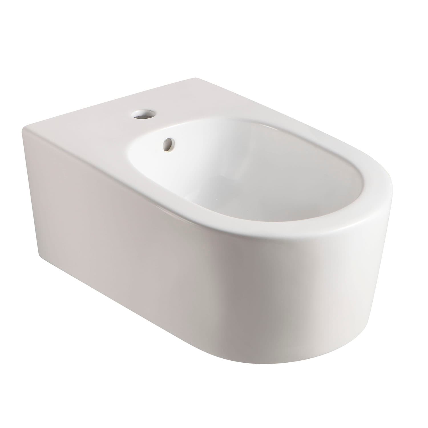 Биде подвесное MONO NEW, 55,5x35,5x24, белое/хром, SW-MO14067-CR NEW