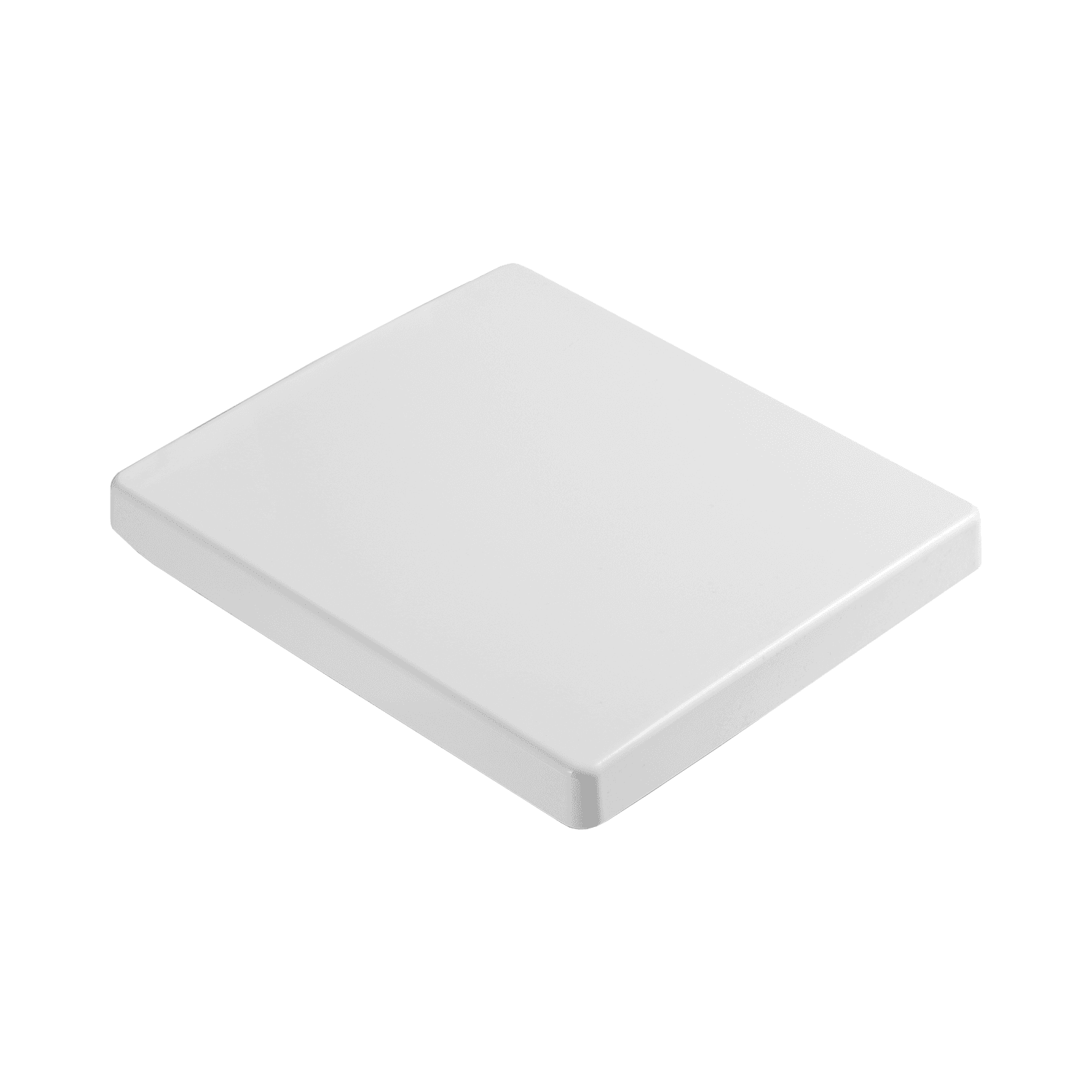 Сиденье QUAD, легкосъемное с микролифтом, белое/хром, SW-QU37053-CR