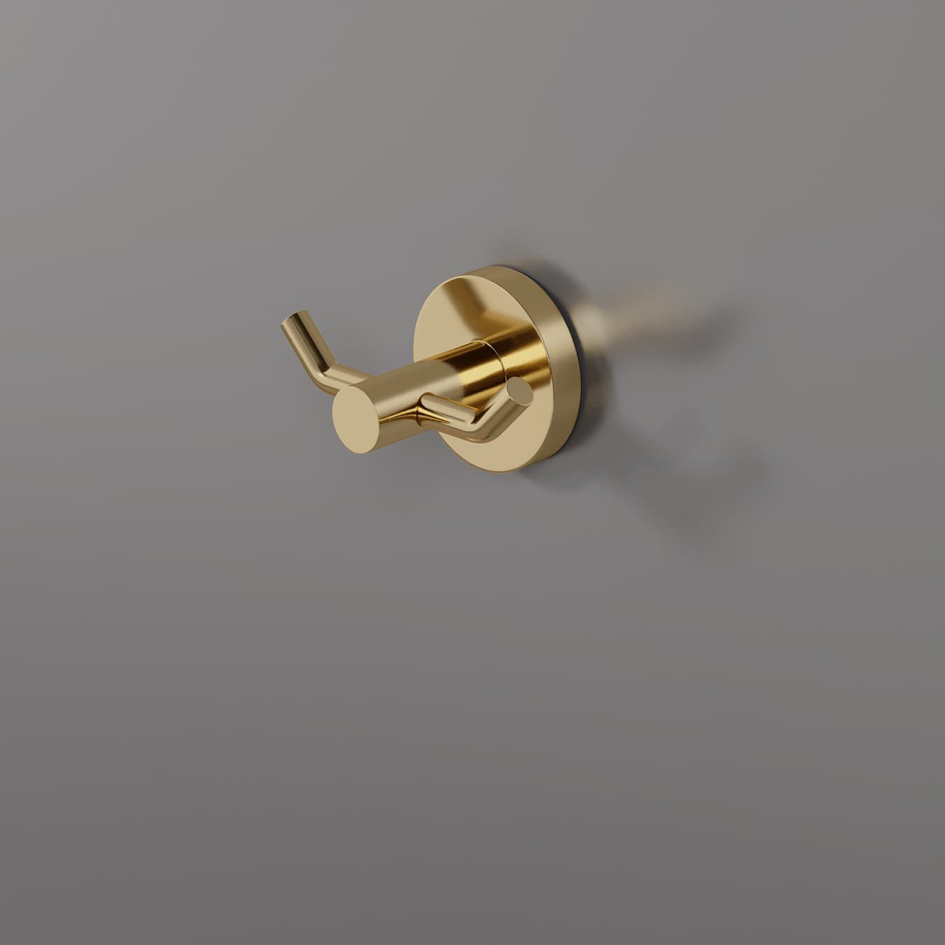 Крючок ROUND, двойной, золото, LUX-RND411-GL