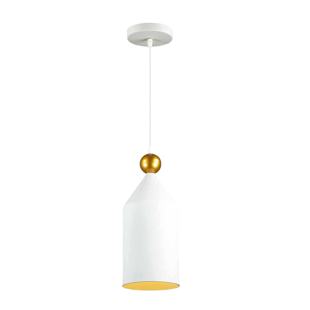 Светильник подвесной LOLA, 335 мм, белый/золото, STL-LOL034093