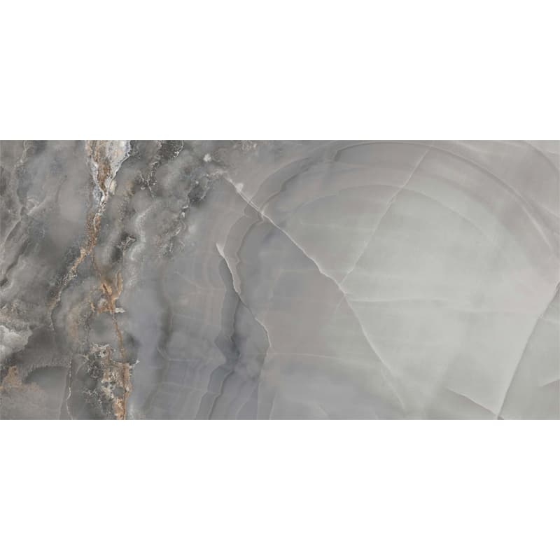 Керамогранит STURM Bright Onix Grey 600x1200x10мм, полированная, ST-BZ03-LR-600x1200x10