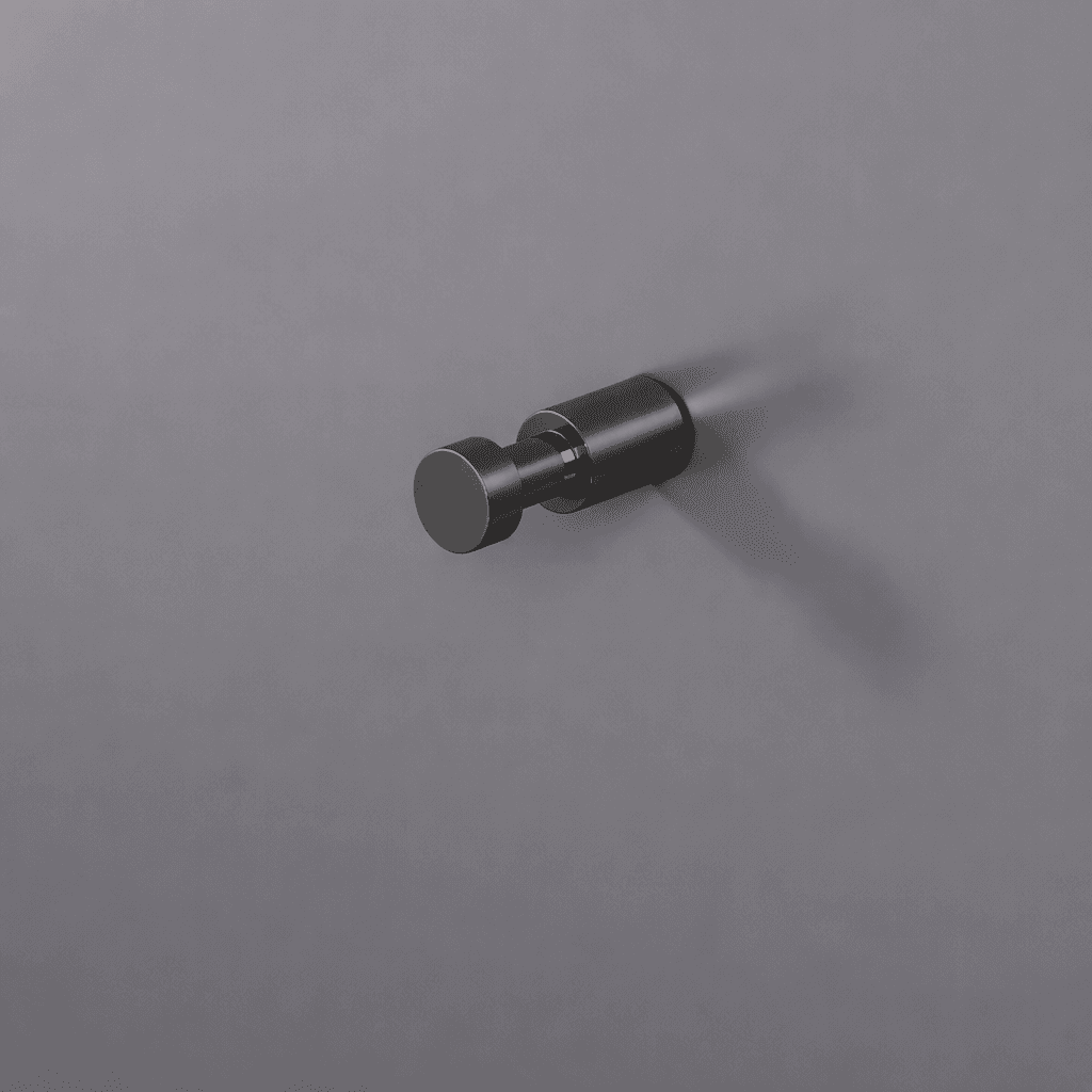 Крючок ROUND, оружейная сталь, LUX-RND412-GM