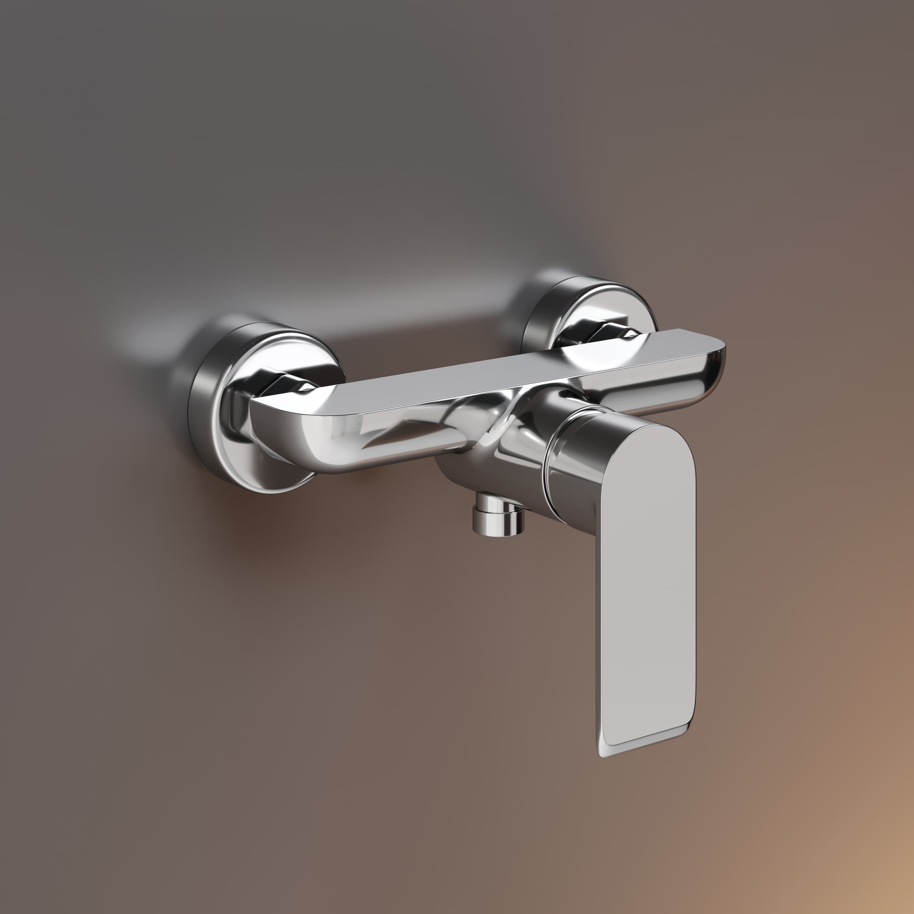 Настенный смеситель для душа STERN, хром, ST-STE-64060-CR