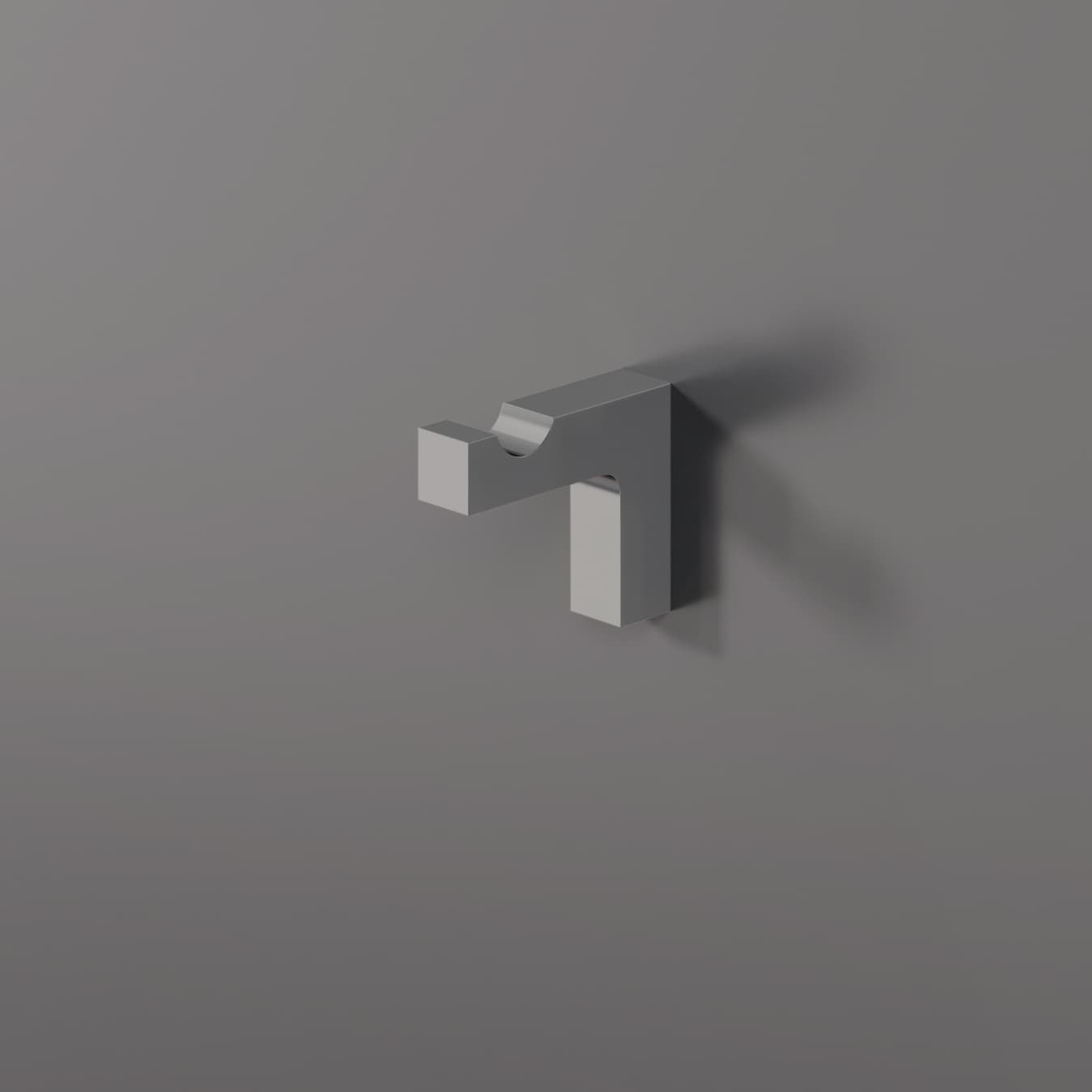 Крючок CUBE, хром, LUX-CUBE410-CR