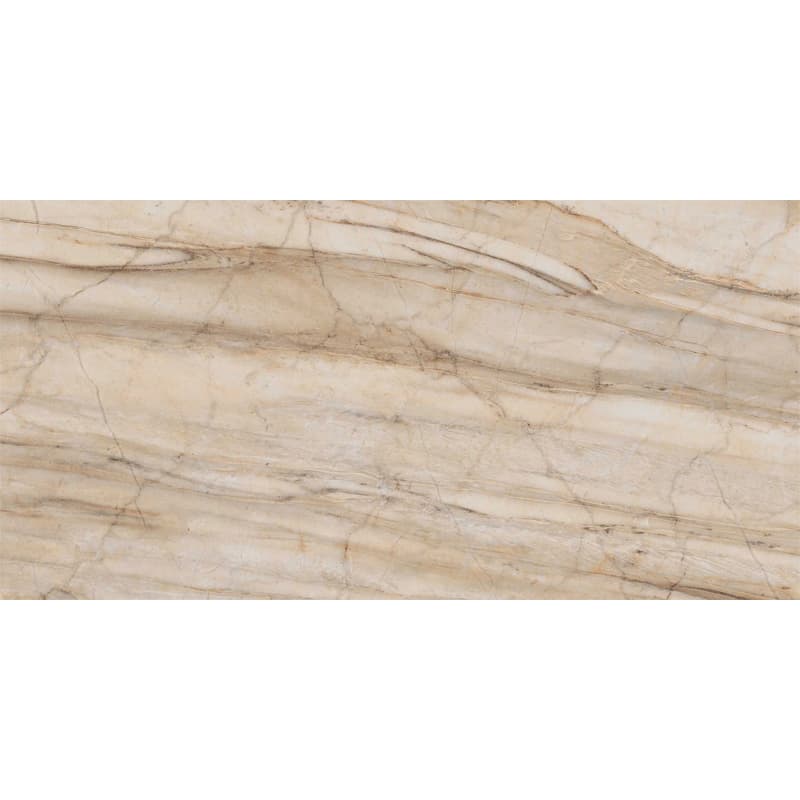 Керамогранит STURM Bergamo Ivory 600х1200х10 мм, глянцевый, ST-BR01-LR-600x1200x10