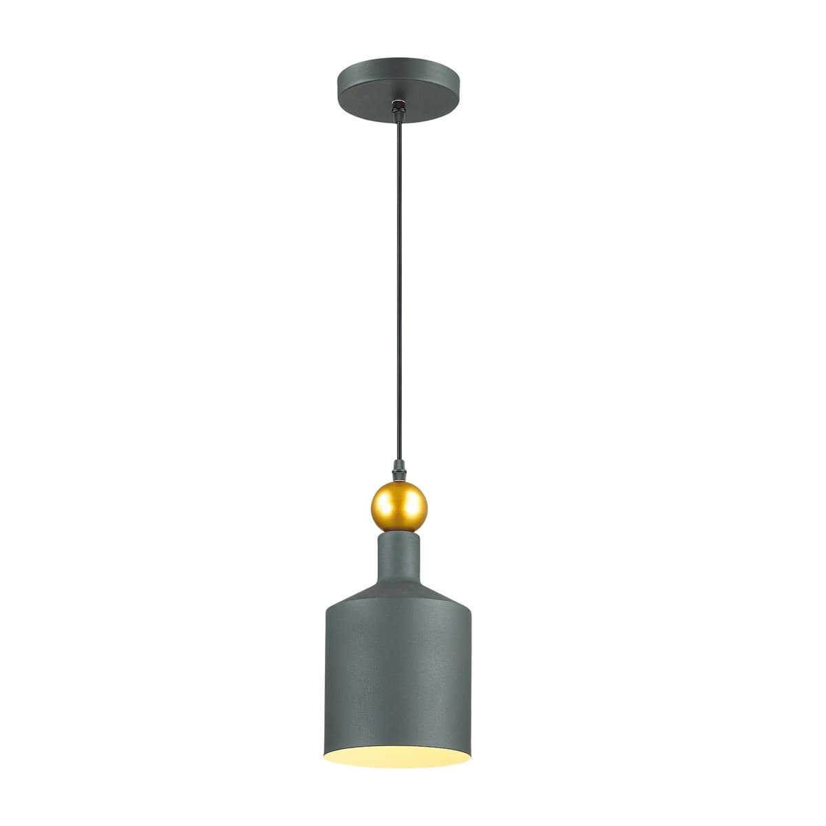 Светильник подвесной LOLA, 230 мм, черный/золото, STL-LOL034085